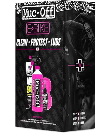 Muc-Off eBike Clean  Protect & Lube Kit - Bike Cleaning Kit  Bike Maintenance Kit for Electric Bikes - Includes Bike Wash and Bike Chain Lube - Buy Online on SooperMarket.com