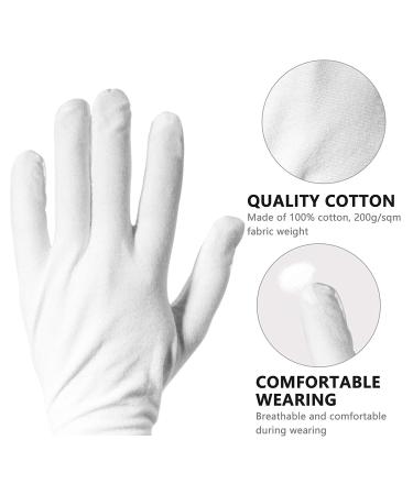 Occan Moisturizing Gloves 30 Pairs - White Cotton Overnight Gloves for Dry Hands, Eczema, Sensitive Skin - Men and Women - Pack of 1 - Buy Online on SooperMarket.com