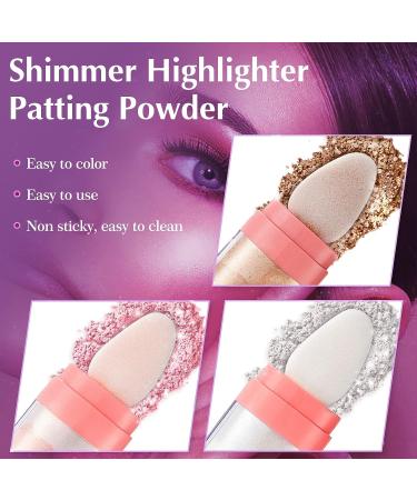 Ofanyia Highlighter Powder Stick - Sparkle & Shine for Face, Eyes, Lips & Body (02 White) - Buy Online on SooperMarket.com