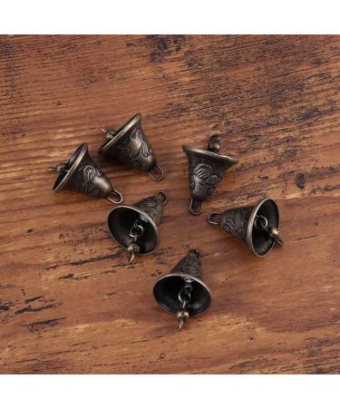 Yarnow Vintage Antique Wind Bells - 20 Piece Craft Set for Dog Cat Collars Key Rings & Feng Shui Decor - Buy Online on SooperMarket.com