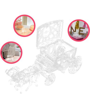 Alipis Box Favors Containers White Cart Bridal Creative Chocolate Baby Bakery Shower Treasure - Buy Online on SooperMarket.com
