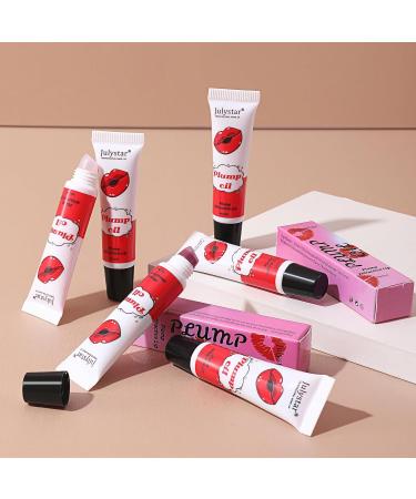 Plumping Lip Oil | Hydrating Chilli Extract Lip Plumper Gloss | Long Lasting Waterproof Tinted Lip Balm for Women - Buy Online on SooperMarket.com