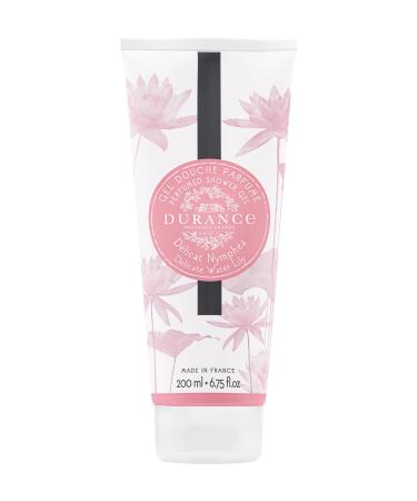 Durance Les Eternelles Natural Shower Gel For Women (200ml) Delicate Water Lily Fragrance - Women's Body Wash | Nourishes Gently Cleanses Hydrates & Softens Skin