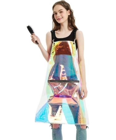 MIKI WELL Hair Stylist Apron - Adjustable Apron with Pockets Iridescent - Buy Online on SooperMarket.com