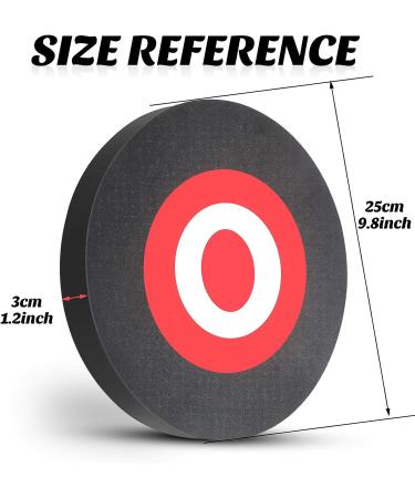 EVA Foam Round Arrow Target for Outdoor Archery Practice (Black) - Buy Online on SooperMarket.com