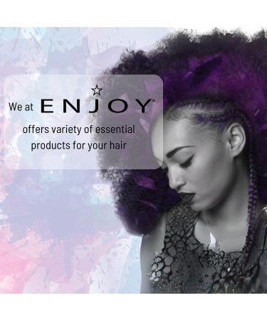 Enjoy Fiber 2.1 Oz - All Hair Types Styling Cream | Firm Flexible Hold | Color Safe & Water-Based - Buy Online on SooperMarket.com