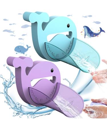 MOK 2 pieces children tap extender tap extender cartoon faucet extension extender for child hand wash water duke extender kitchen bathroom