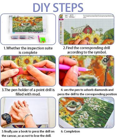 FQOVKYN Diamond Painting Kit - DIY 5D Art with Round Diamonds - Full Drill Cow Gem Painting - Home Wall Decor - 12x16inch Gold - Perfect for Adults & Kids - Buy Online on SooperMarket.com