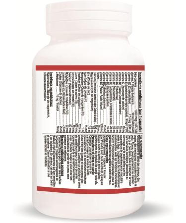 Nutridom Daily Multivitamin for Women over 50 with Beta-carotene Vitamin A D3 E C B K2 Biotin Calcium Magnesium Zinc Iodine Manganese Pottasium Copper Chromium Selenium Molybdenum Lutein Choline L-Methionine Inositol (60 Vegan capsules) - Buy Online on SooperMarket.com