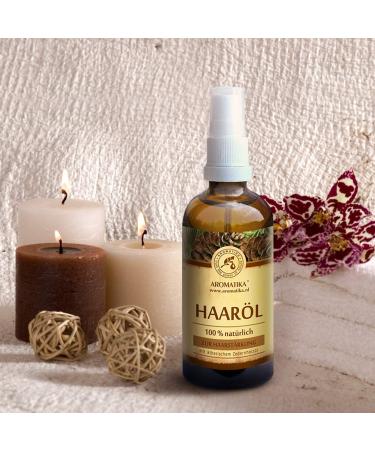 Pure & Natural Hair Oil 100ml - Jojoba Cedar Eucalyptus & Orange Oils for Dry & Brittle Hair - Treatment for Shine Smoothness & Split Ends - Buy Online on SooperMarket.com