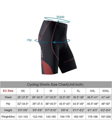 Santic Men's Cycling Shorts with Seat Cushion - Comfortable Bike Pants for Cyclists - Durable Upholstered Bicycle Shorts - Buy Online on SooperMarket.com