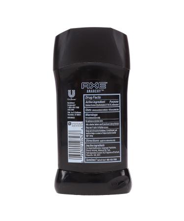Axe Anarchy 2.70 oz Anti-Perspirant Invisible Solid - Pack of 6 - Buy Online on SooperMarket.com