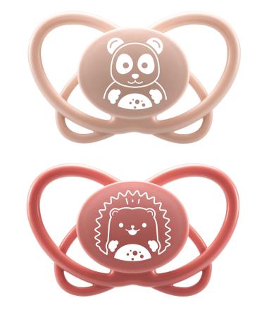 Nip Schnuller My Butterfly: From sustainable raw materials light and airy still-friendly & jaw-friendly silicone red size 3 (16-32 months) first moments size 3 (16-32 months) red
