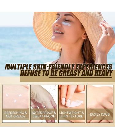 ADERN Korean Sunscreen Spf 50 Face | Spf 50 Face Moisturiser | Rice Probiotic Sunscreen | Moisturizing Sunblock | SPF 50+ Sunscreen with Rice Extracts | UVA & UVB Protetion Suncream for Body and Face - Buy Online on SooperMarket.com