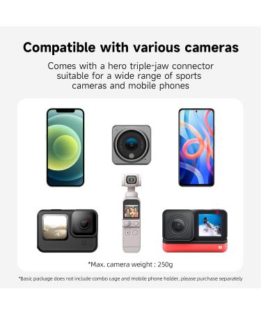 Telesin Upgrade Backpack Holder for GoPro Hero 11/10/9/8/7/6/5/4 & Insta360 X3/One X2 DJI Osmo Action 2 - Fast Clip 360 Compatibility - Buy Online on SooperMarket.com