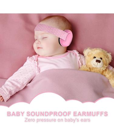 CUIFULI Kids Earmuffs - Noise Reduction Headphones for Babies & Toddlers 12-36 Months - Pink - Buy Online on SooperMarket.com