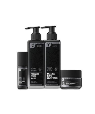 Men's Beard Care Kit - Beard Balm Oil Wash & Conditioner | The Beard Struggle Platinum Collection - Vanir's Wisdom - Buy Online on SooperMarket.com