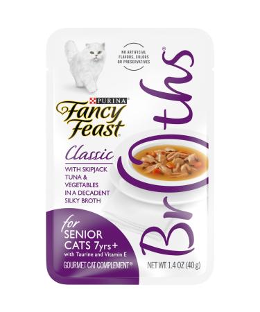 Fancy Feast Purina Grain Free Senior Wet Cat Food Complement