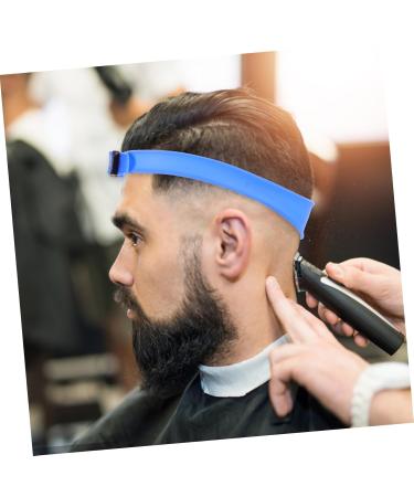 Silicone Hair Cutting Guide | Fade & Shaping Template Tool - 56x4cm Blue for Precision Haircuts - Buy Online on SooperMarket.com
