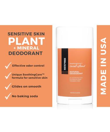 Rustic MAKA Natural Deodorant Coral Island Aluminum-Free Paraben-Free No Baking Soda Deodorant Magnesium Synthetic Fragrance-Free Cruelty-Free - Buy Online on SooperMarket.com