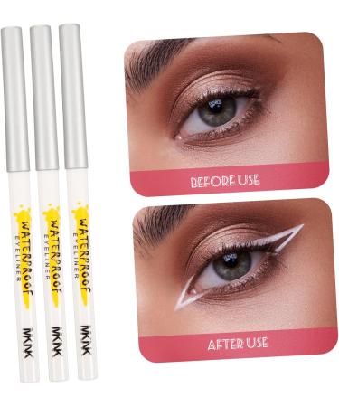 Baluue 10 Pcs White Lying Silkworm Pen White Eye Shadow Cream Eyeshadow Women Cosmetics White Eyeliner Abs - Buy Online on SooperMarket.com