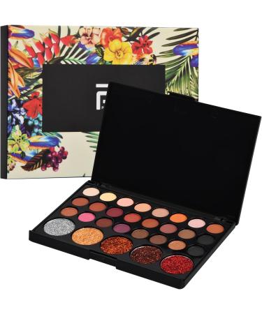 Kioiner 29 Colors Eyeshadow Palette Waterproof High Pigmented Long Lasting Eye Make up Kit Matte Shimmer Glitter Colorful Eyeshadows Make Up Box For Stage Catwalk Show - Buy Online on SooperMarket.com