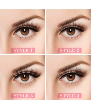 MAANGE 3D Faux Mink Eyelashes Set - 20 Pairs Reusable, Handmade, Natural & Dramatic Styles - Buy Online on SooperMarket.com