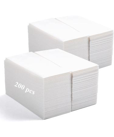 LEKOCH 100 PCS Disposable Napkins White Air Laid Cloth-Like Napkins For Wedding Premium QUALITY 43x30 White - 200 PCS