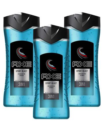 Axe  Body Wash Men  Sport Blast 3in1 - 13.5 fl