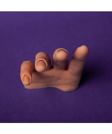 Silicone Practice Half Hand for Acrylic Nails by Nail Nobility - Ideal for Nail Techs - Flexible, Reusable, Realistic Design - Buy Online on SooperMarket.com