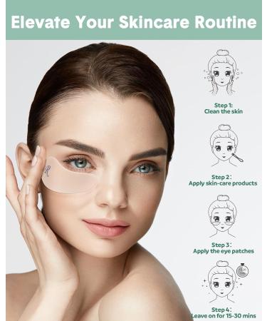 Buy Creamify Reusable Eye Pads 100% Medical Silicone Eco-Friendly Reduces Folds & Fine Lines Includes Metal Applicator & Storage Box - Buy Online on SooperMarket.com