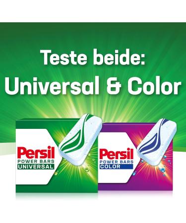 Persil Power Bars Universal Detergent - 60 Wash Loads Pre-Dosed Sustainable Packaging for Hygienic Laundry (60 Pieces) - Buy Online on SooperMarket.com