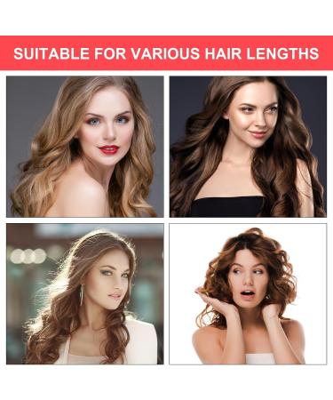 Curlers Large Curls Set - 26 Piece Self-Adhesive Rollers & Clips for Heatless Styling - Ideal for Long, Medium, Short Hair - Buy Online on SooperMarket.com