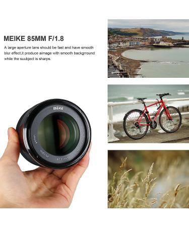 Meike 85mm f1.8 Telephoto Lens for Canon EOS EF Mount Digital SLR Camera | Full Frame Auto Focus | Compatible with APS-C Bodies | 1D 5D3 5D4 6D 7D 70D 550D 80D - Buy Online on SooperMarket.com