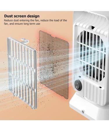 Mini Electric Heater for Office | Silent Desk Heater with 3 Gears Dial | Anti-Scalding EU Plug - Buy Now - Buy Online on SooperMarket.com