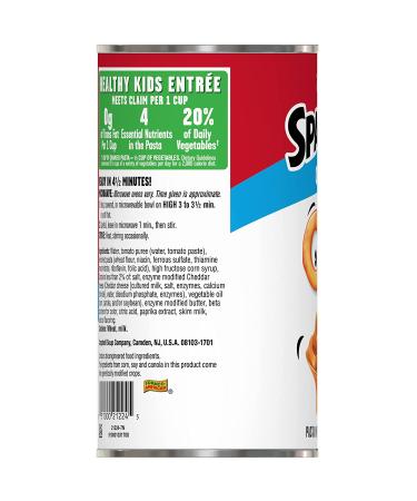 SpaghettiOs Original Canned Pasta 22.4 OZ Can (Pack of 12) - Healthy Snack for Kids and Adults - Buy Online on SooperMarket.com