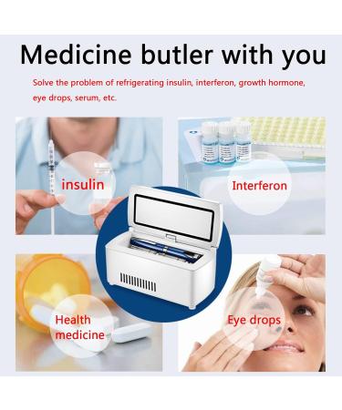 Insulin Cooler Box Medication Fridge and Insulin Cooler Portable Car Cooling Case for Car Travel Home - Buy Online on SooperMarket.com