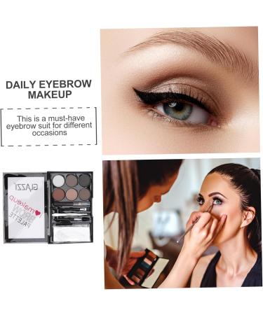 WOONEKY 1 Set Eyebrow Powder Set Eyebrow Sissor Kit Eyebrow Brush Brow Pencil Lady Eyebrow Powder Lit e Abs - Buy Online on SooperMarket.com