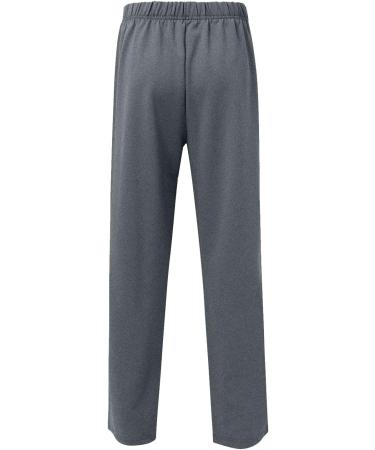 Buy Rumaozia Men's Rehab Pants - Sideways Jogging Pants Long Wide Leg Zippered Casual Sportswear in Dark Gray (3XL) - International Shipping Available - Buy Online on SooperMarket.com