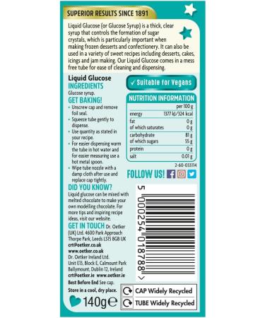 Dr. Oetker Liquid Glucose 140g - Buy Online on SooperMarket.com