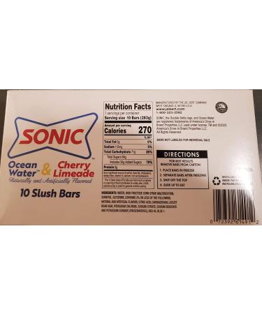 Sonic Freezer Bars - Cherry Limeade Ocean Water Flavor (1 oz.) - Buy Online on SooperMarket.com