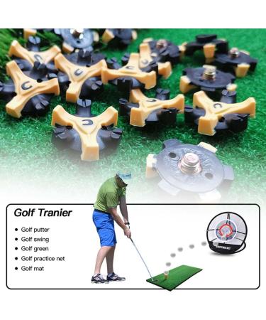 SSRDFU 30 Pcs Golf Spikes - Non-Slip Wear-Resistant Super Grip Replacement for Most Golf Shoes - Buy Online on SooperMarket.com
