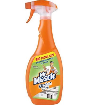 Mr Muscle Kitchen Care Spray 750 ml Orange