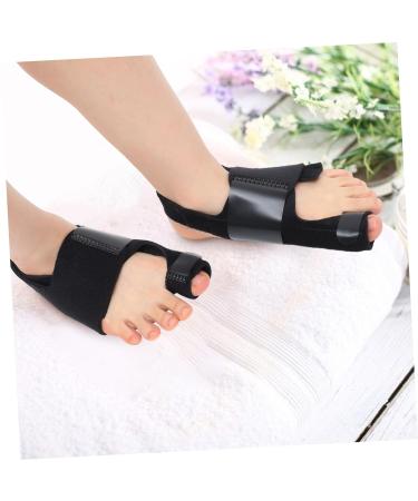 PLAFOPE Hallux Valgus Wrist Thumb Brace - Hammer Toe Straightener & Bunion Separator with Metatarsal Pads - Black - Buy Online on SooperMarket.com