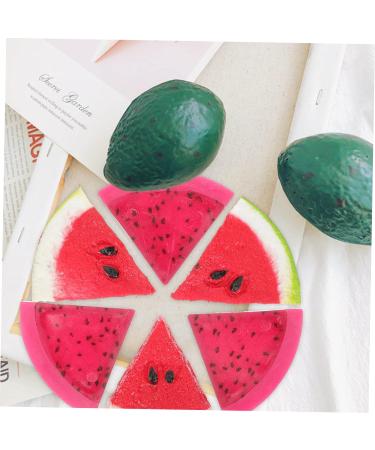 Warmhm 1 Set Fruit Slices Ornament for Kids Fake Dragon Fruit Fake Pitaya Fake Watermelon Slices Watermelon Decorations Pitaya Slice Ornament Soft Pvc Artificial Child Fake Fruit - Buy Online on SooperMarket.com