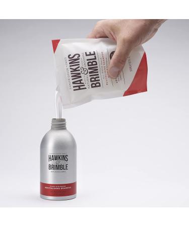 Hawkins & Brimble Revitalising Shampoo Refill Pouch 10.1 fl oz - Eco-Friendly Shampoo for Men - Naturally Fragranced & Sustainable - Buy Online on SooperMarket.com