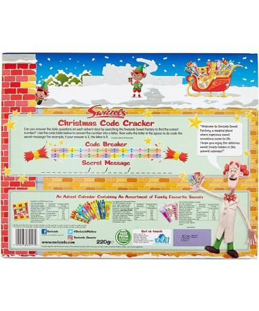 Swizzels Christmas Advent Calendar 220g with a Free Kids Christmas Stickers - Buy Online on SooperMarket.com