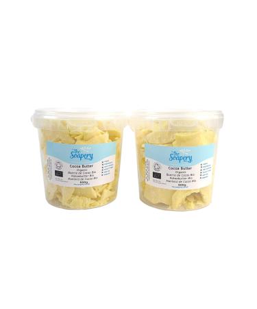 Cocoa Butter 1kg - Certified Organic Raw Unrefined Pure
