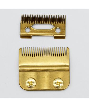 Professional Replacment Blades Set for Hair Clipper Compatible with BaBylissPRO Barberology FX870 FXF880 FX810 FX825 FX673N (Gold) - Buy Online on SooperMarket.com