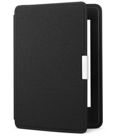 Amazon Kindle Paperwhite Leather Case, Onyx Black - fits all Paperwhite generations prior to 2018 (Will not fit All-new Paperwhite 10th generation)
